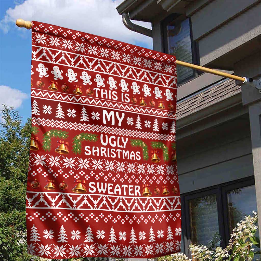 This Is My Christmas Garden Flag Xmas Holiday Patterns - Wonder Print Shop