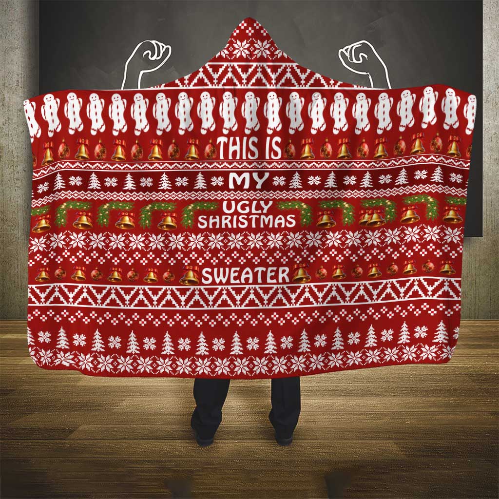 This Is My Christmas Hooded Blanket Xmas Holiday Patterns - Wonder Print Shop
