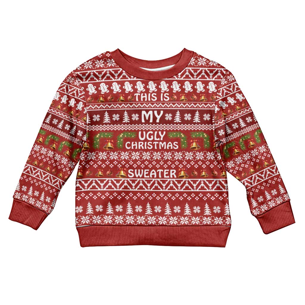 This Is My Christmas Kid Ugly Christmas Sweater Xmas Holiday Patterns - Wonder Print Shop