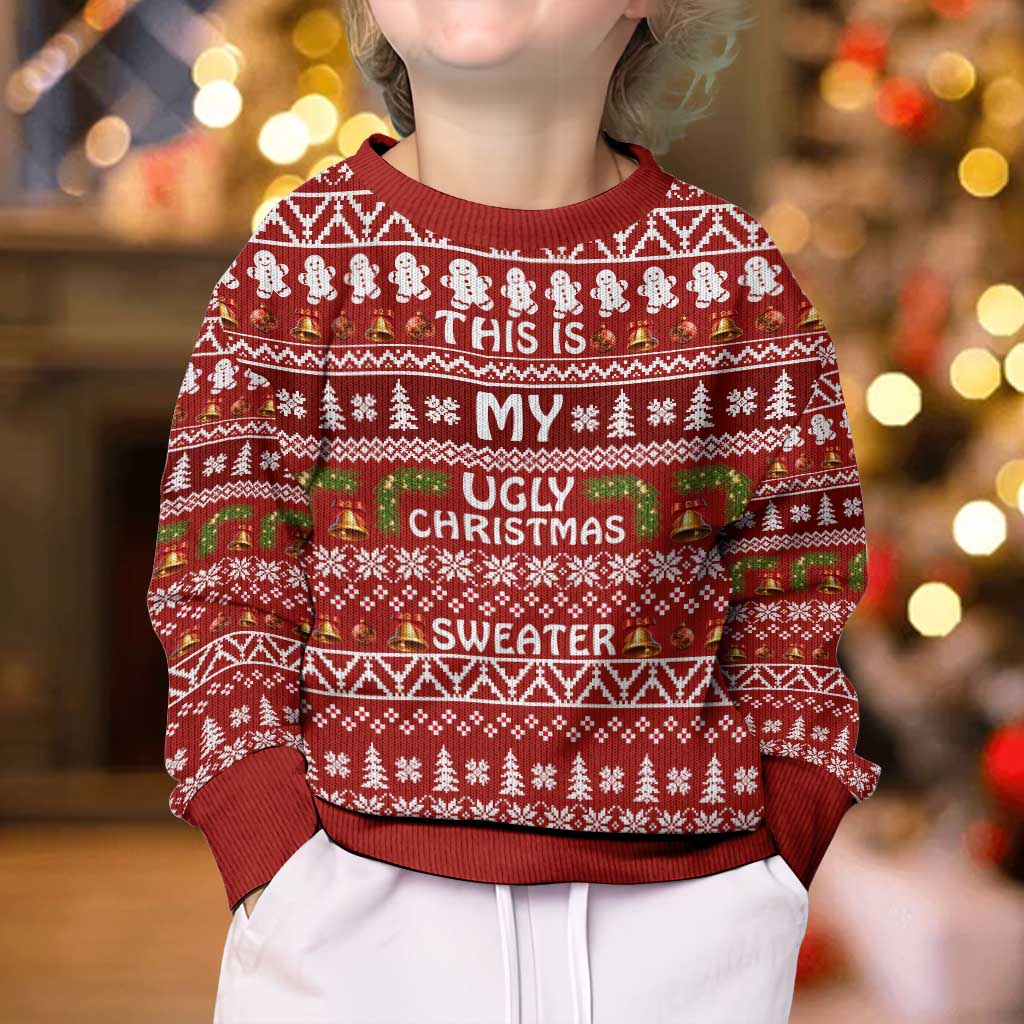 This Is My Christmas Kid Ugly Christmas Sweater Xmas Holiday Patterns - Wonder Print Shop