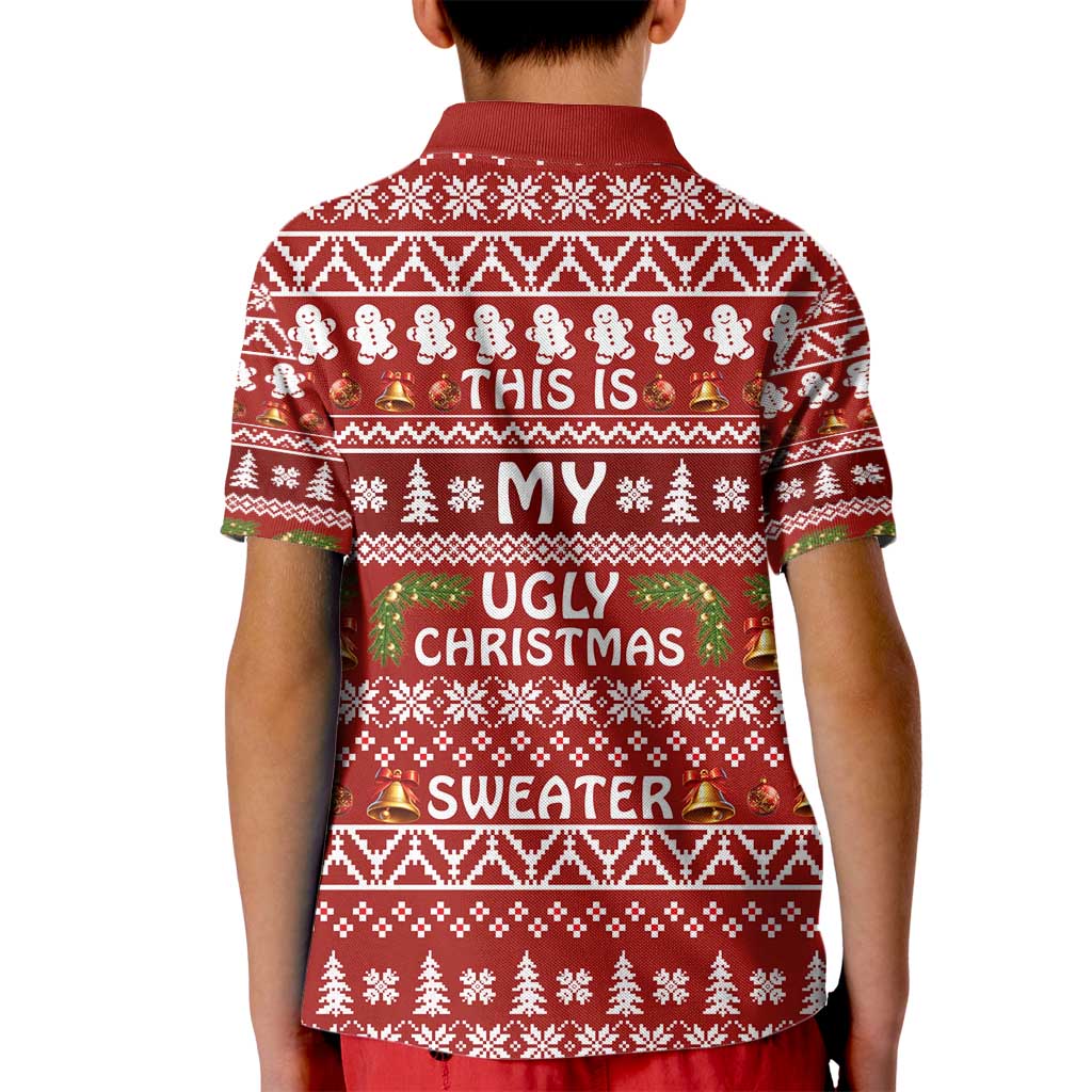 This Is My Christmas Kid Polo Shirt Xmas Holiday Patterns - Wonder Print Shop