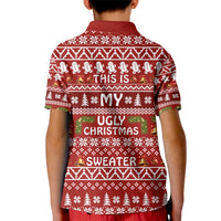 This Is My Christmas Kid Polo Shirt Xmas Holiday Patterns - Wonder Print Shop