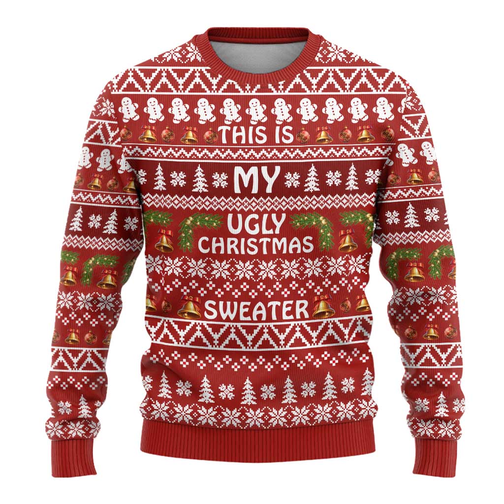 This Is My Christmas Ugly Christmas Sweater Xmas Holiday Patterns - Wonder Print Shop