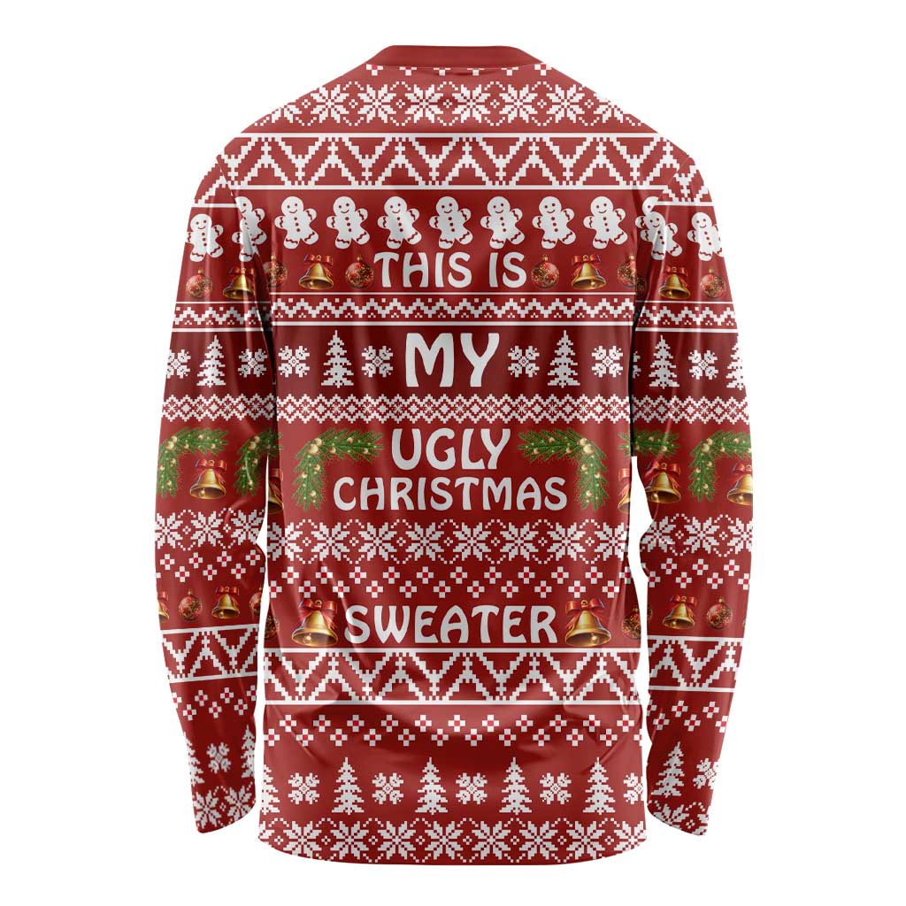 This Is My Christmas Long Sleeve Shirt Xmas Holiday Patterns - Wonder Print Shop