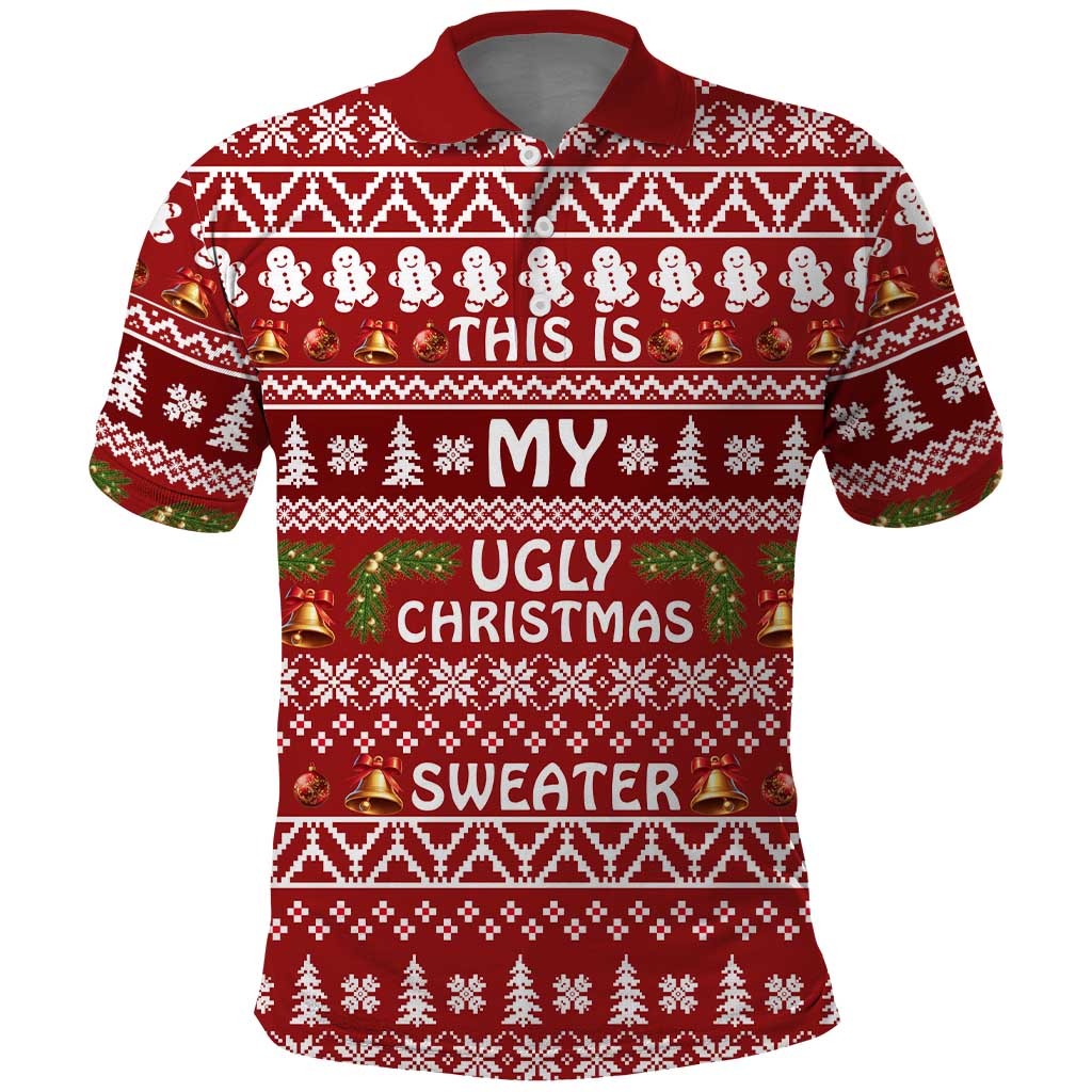 This Is My Christmas Polo Shirt Xmas Holiday Patterns - Wonder Print Shop