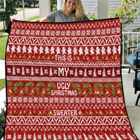 This Is My Christmas Quilt Xmas Holiday Patterns - Wonder Print Shop