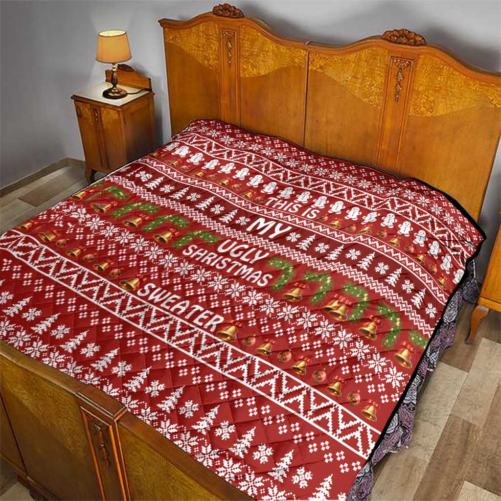 This Is My Christmas Quilt Xmas Holiday Patterns - Wonder Print Shop