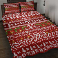 This Is My Christmas Quilt Bed Set Xmas Holiday Patterns - Wonder Print Shop