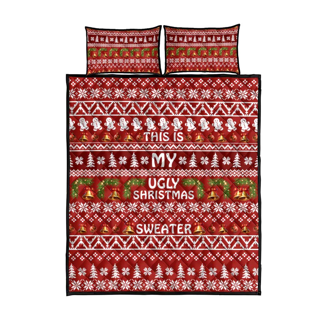 This Is My Christmas Quilt Bed Set Xmas Holiday Patterns - Wonder Print Shop