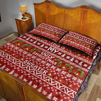 This Is My Christmas Quilt Bed Set Xmas Holiday Patterns - Wonder Print Shop