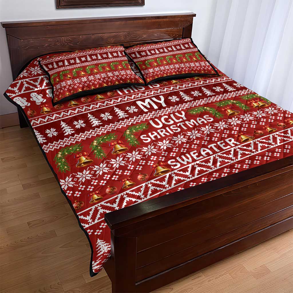 This Is My Christmas Quilt Bed Set Xmas Holiday Patterns - Wonder Print Shop