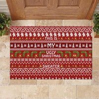 This Is My Christmas Rubber Doormat Xmas Holiday Patterns - Wonder Print Shop