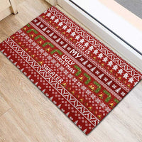 This Is My Christmas Rubber Doormat Xmas Holiday Patterns - Wonder Print Shop