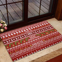 This Is My Christmas Rubber Doormat Xmas Holiday Patterns - Wonder Print Shop