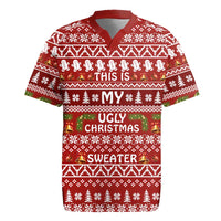 This Is My Christmas Rugby Jersey Xmas Holiday Patterns - Wonder Print Shop