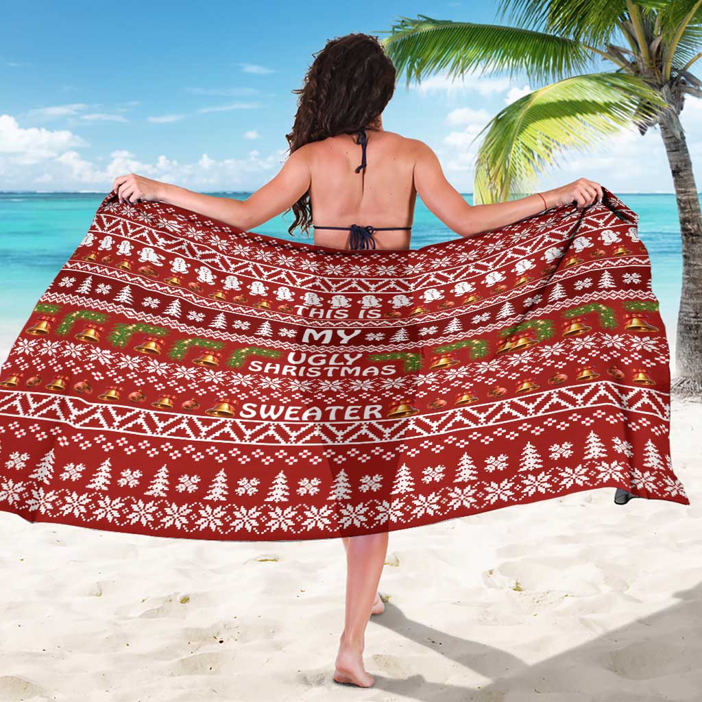 This Is My Christmas Sarong Xmas Holiday Patterns - Wonder Print Shop