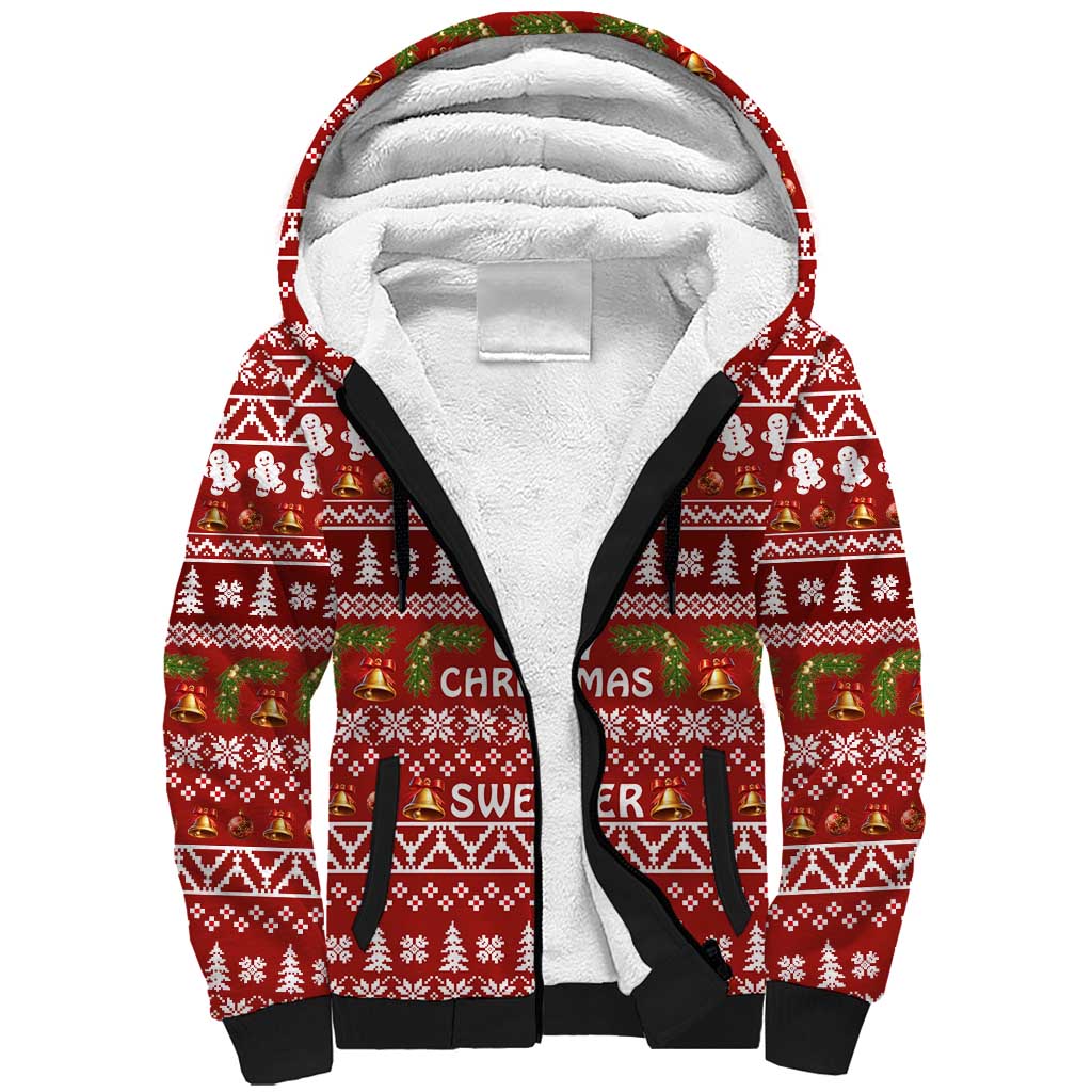 This Is My Christmas Sherpa Hoodie Xmas Holiday Patterns - Wonder Print Shop