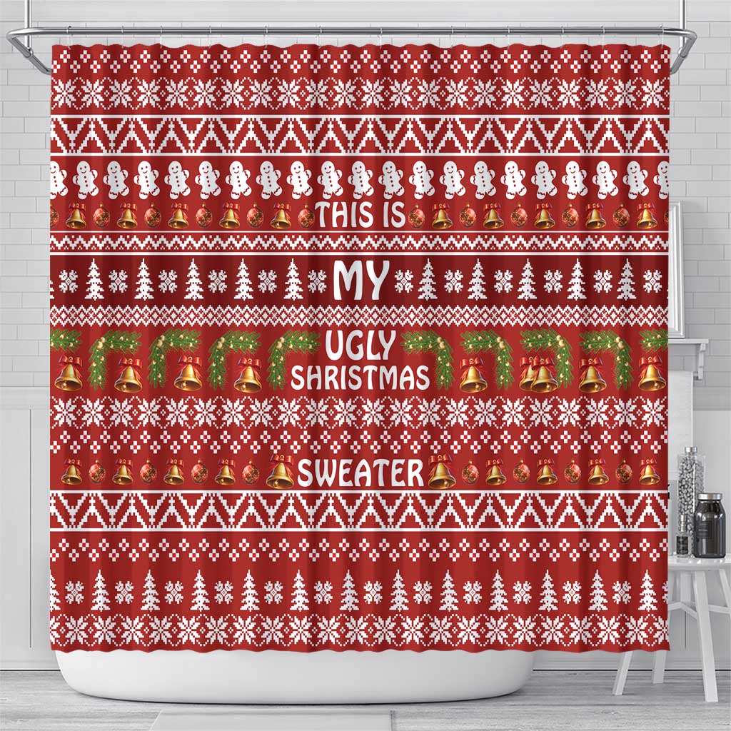 This Is My Christmas Shower Curtain Xmas Holiday Patterns - Wonder Print Shop