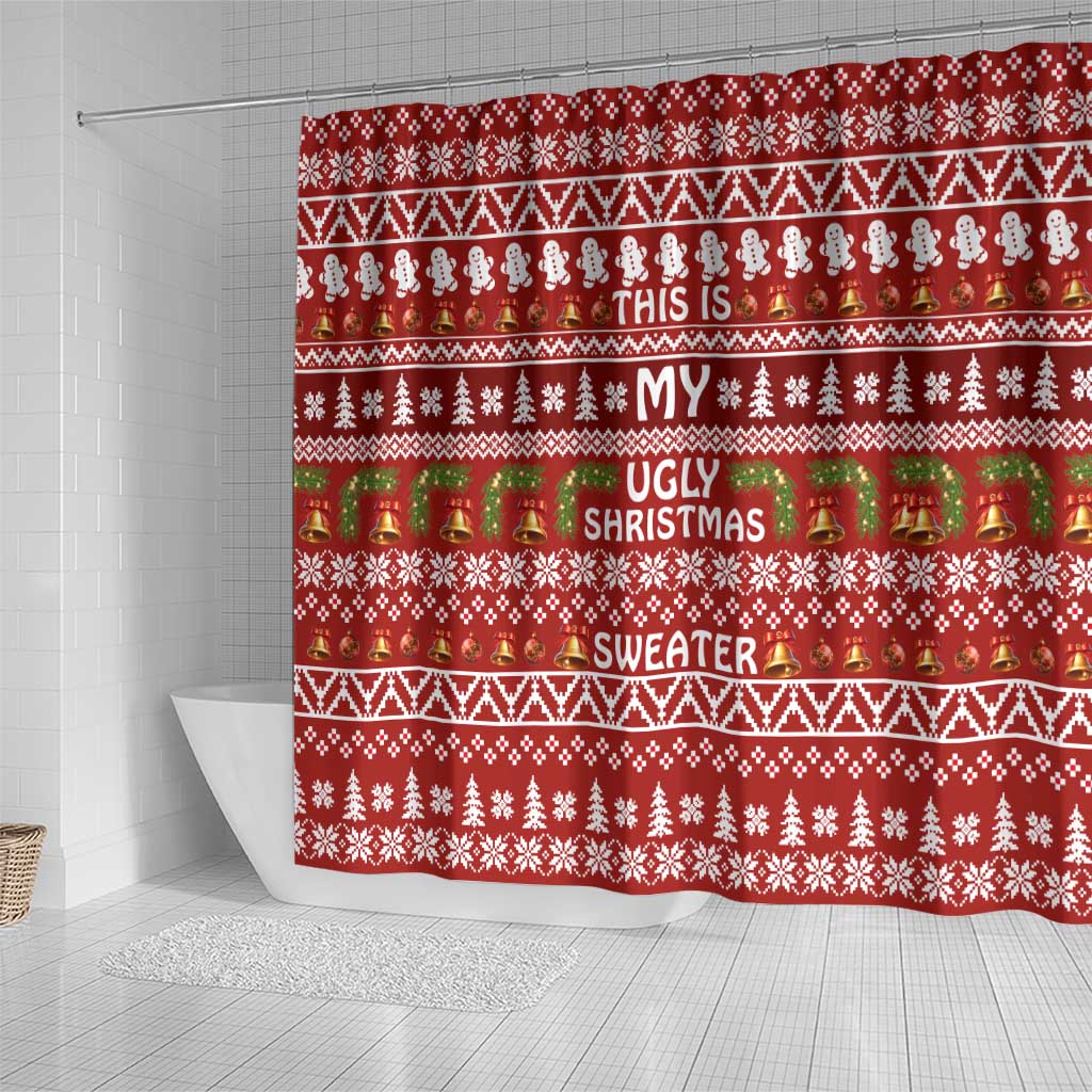This Is My Christmas Shower Curtain Xmas Holiday Patterns - Wonder Print Shop