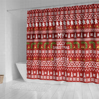 This Is My Christmas Shower Curtain Xmas Holiday Patterns - Wonder Print Shop