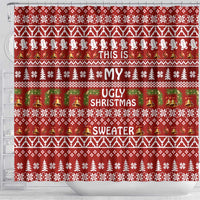 This Is My Christmas Shower Curtain Xmas Holiday Patterns - Wonder Print Shop