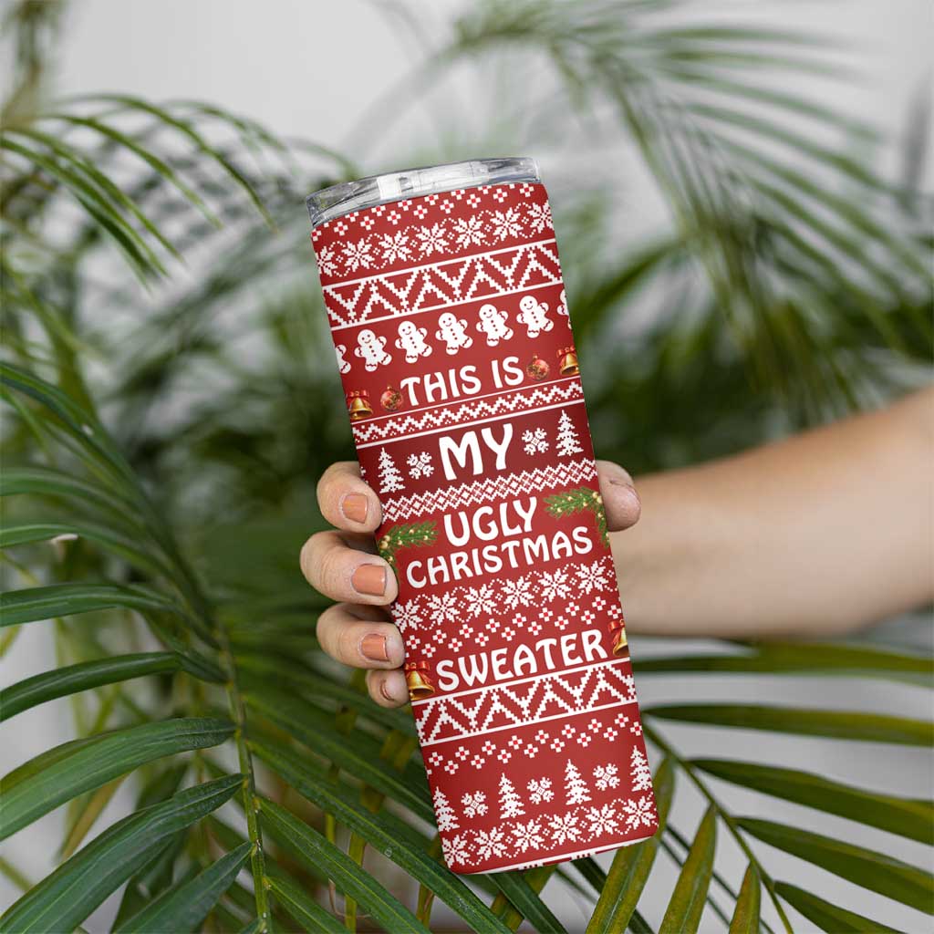 This Is My Christmas Skinny Tumbler Xmas Holiday Patterns - Wonder Print Shop