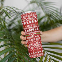 This Is My Christmas Skinny Tumbler Xmas Holiday Patterns - Wonder Print Shop