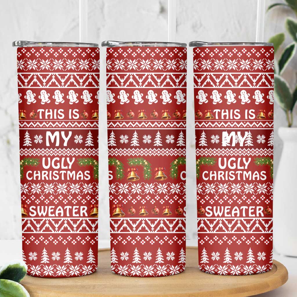 This Is My Christmas Skinny Tumbler Xmas Holiday Patterns - Wonder Print Shop