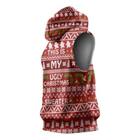 This Is My Christmas Sleeveless Hoodie Xmas Holiday Patterns - Wonder Print Shop