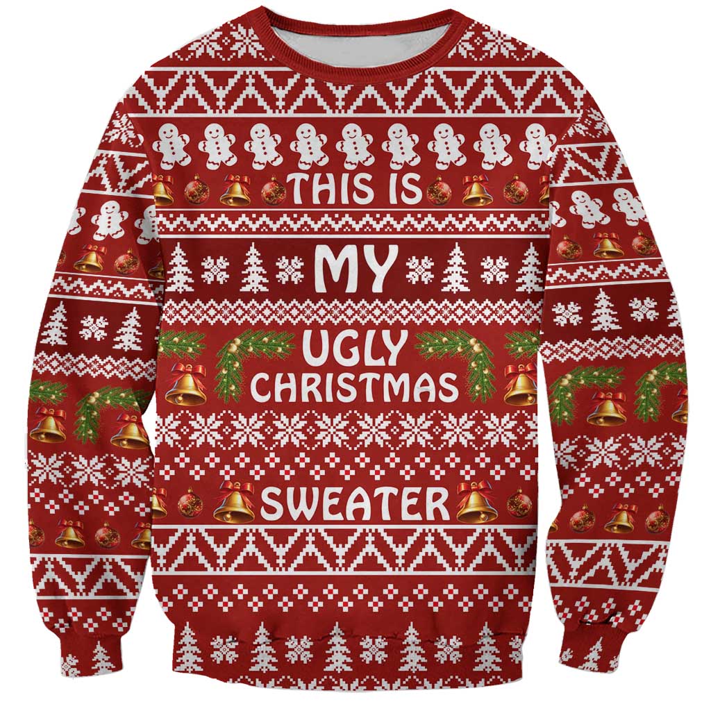This Is My Christmas Sweatshirt Xmas Holiday Patterns - Wonder Print Shop