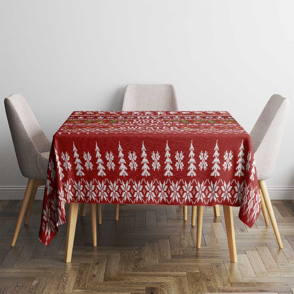 This Is My Christmas Tablecloth Xmas Holiday Patterns - Wonder Print Shop