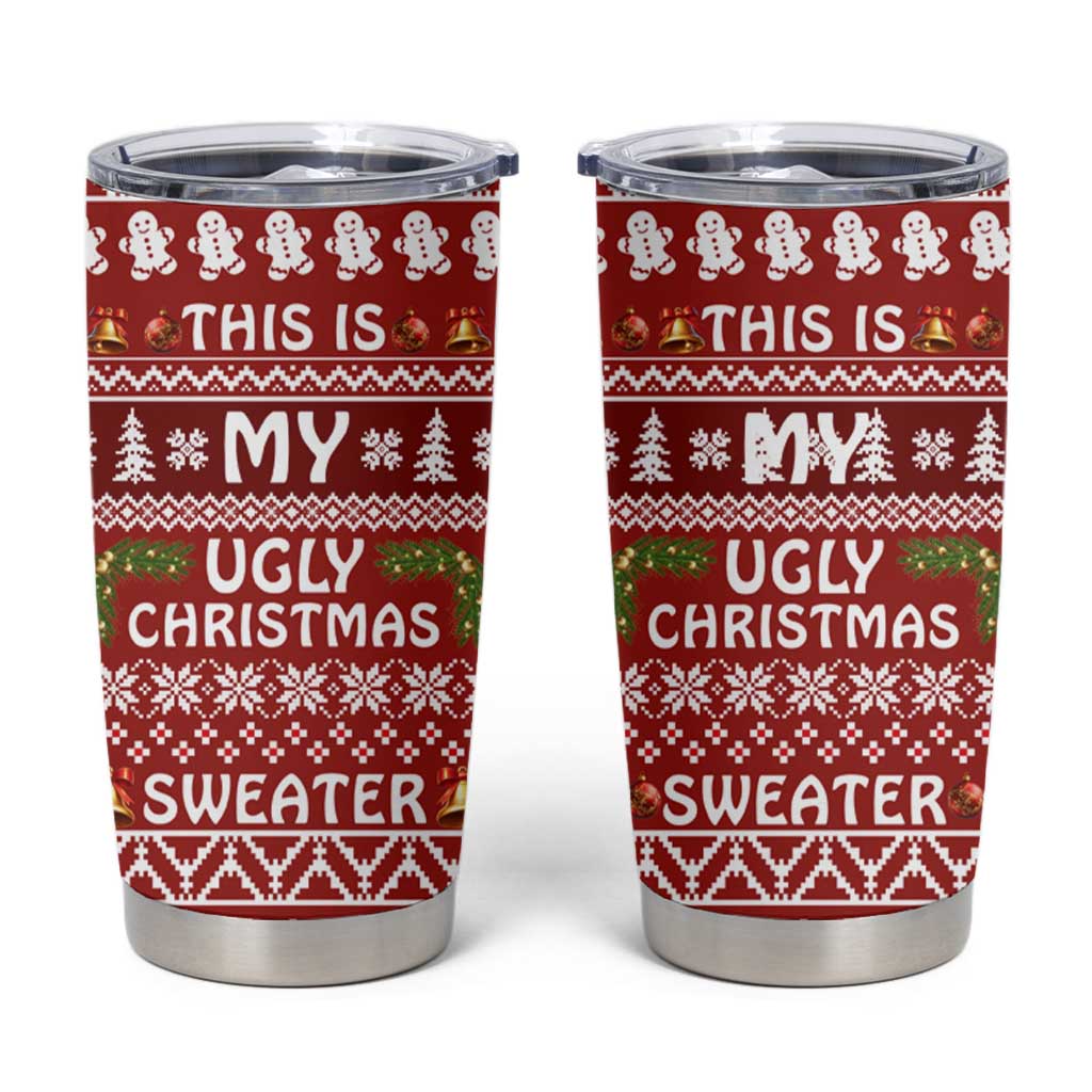 This Is My Christmas Tumbler Cup Xmas Holiday Patterns - Wonder Print Shop