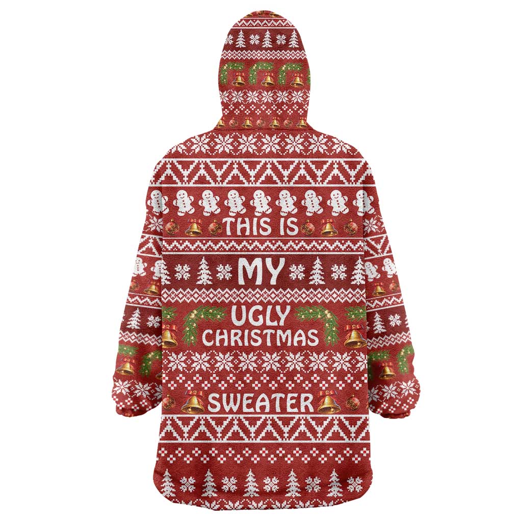 This Is My Christmas Wearable Blanket Hoodie Xmas Holiday Patterns - Wonder Print Shop