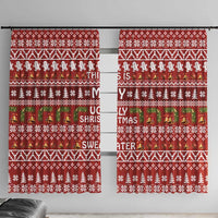 This Is My Christmas Window Curtain Xmas Holiday Patterns - Wonder Print Shop
