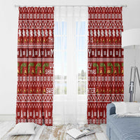 This Is My Christmas Window Curtain Xmas Holiday Patterns - Wonder Print Shop