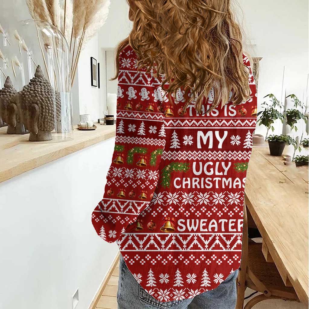 This Is My Christmas Women Casual Shirt Xmas Holiday Patterns - Wonder Print Shop