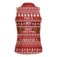 This Is My Christmas Women Sleeveless Polo Shirt Xmas Holiday Patterns - Wonder Print Shop