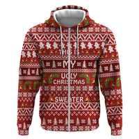 This Is My Christmas Zip Hoodie Xmas Holiday Patterns - Wonder Print Shop