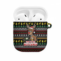 Time To Get Blitzened Christmas AirPods Case Xmas Holiday Patterns - Wonder Print Shop