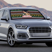 Time To Get Blitzened Christmas Auto Sun Shade Xmas Holiday Patterns - Wonder Print Shop