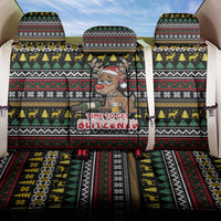 Time To Get Blitzened Christmas Back Car Seat Cover Xmas Holiday Patterns - Wonder Print Shop