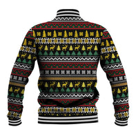 Time To Get Blitzened Christmas Baseball Jacket Xmas Holiday Patterns - Wonder Print Shop