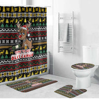 Time To Get Blitzened Christmas Bathroom Set Xmas Holiday Patterns - Wonder Print Shop