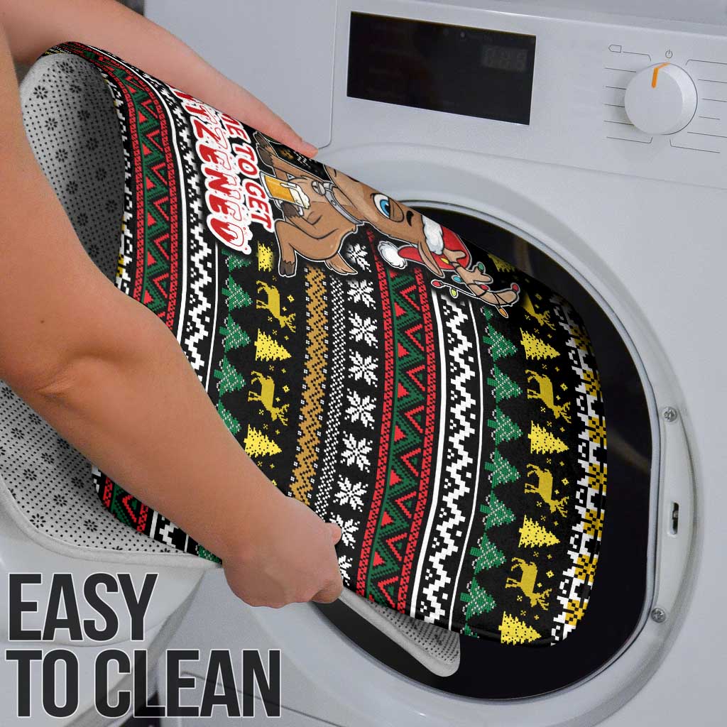 Time To Get Blitzened Christmas Bathroom Set Xmas Holiday Patterns - Wonder Print Shop