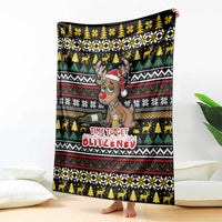 Time To Get Blitzened Christmas Blanket Xmas Holiday Patterns - Wonder Print Shop