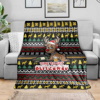 Time To Get Blitzened Christmas Blanket Xmas Holiday Patterns - Wonder Print Shop