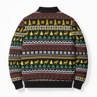 Time To Get Blitzened Christmas Bomber Puffer Jacket Xmas Holiday Patterns - Wonder Print Shop