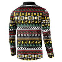 Time To Get Blitzened Christmas Button Sweatshirt Xmas Holiday Patterns - Wonder Print Shop