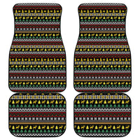 Time To Get Blitzened Christmas Car Mats Xmas Holiday Patterns - Wonder Print Shop