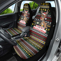 Time To Get Blitzened Christmas Car Seat Cover Xmas Holiday Patterns - Wonder Print Shop